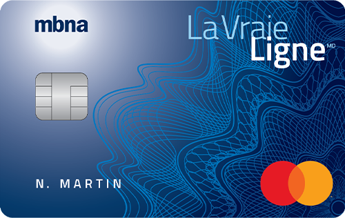 Mastercard La Vraie Ligne MBNA voir détails